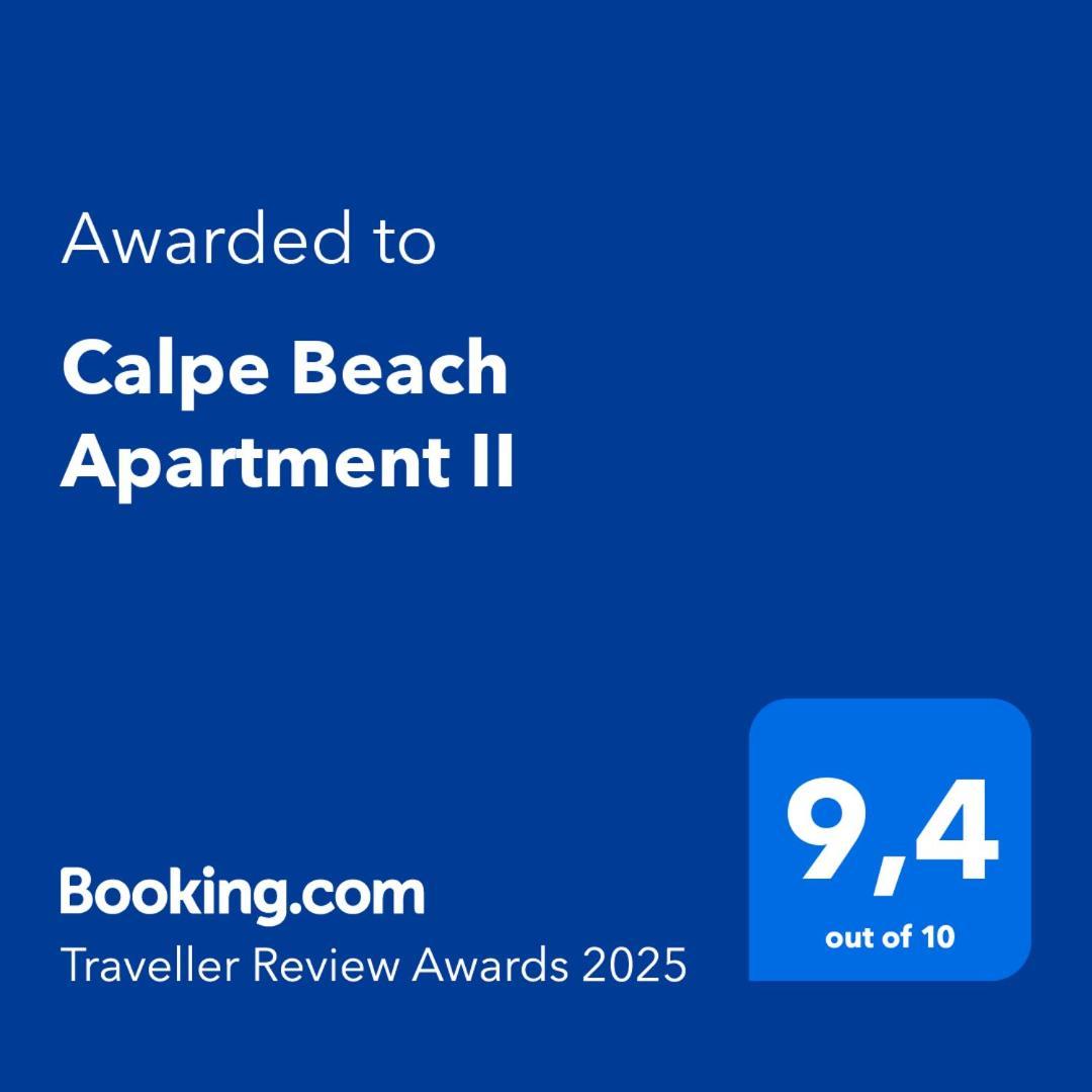 Calpe Beach Apartment II Turquesa Beach Ifach Екстериор снимка